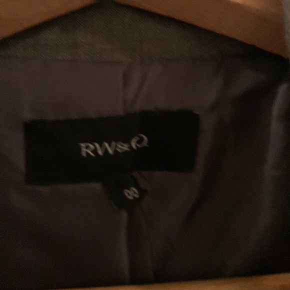 NWOT RW grey women’s linen blazer - Picture 2 of 3